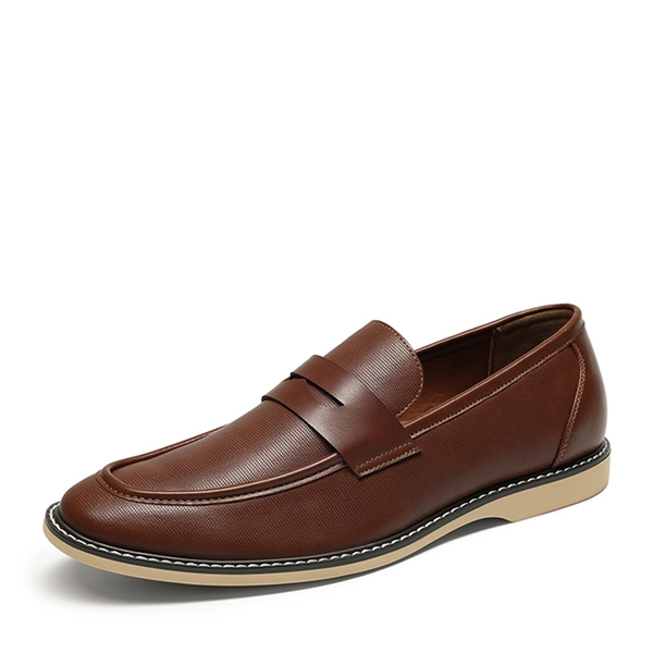 Men s Dress Penny Loafers Slip On Dress Shoes Bruno Marc